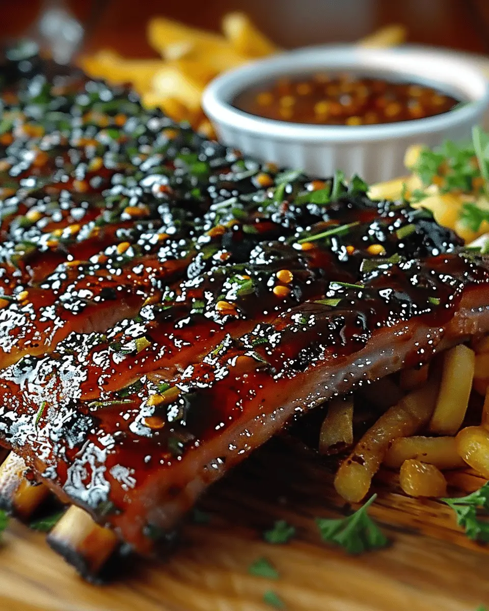 BBQ Ribs Glazed