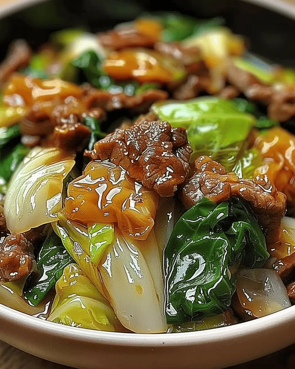 Savory Beef and Cabbage Stir-fry Recipe
