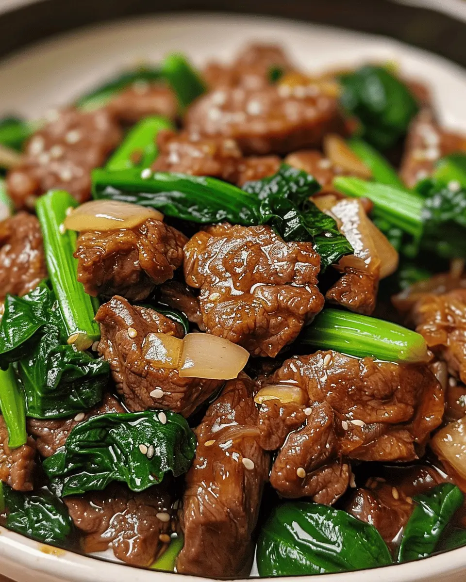 Savory Garlic-Ginger Beef