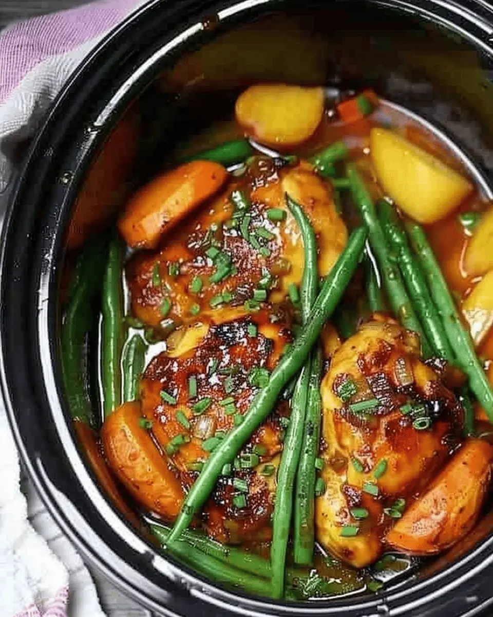 Slow Cooker Honey Garlic Chicken