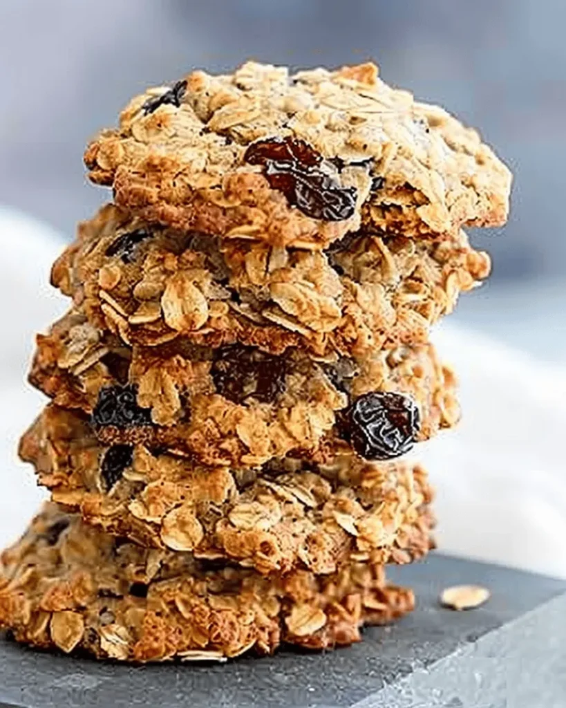 Soft & Chewy Oatmeal Raisin Cookies