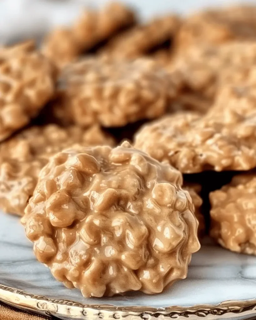 Vintage Peanut Butter No Bake Cookies