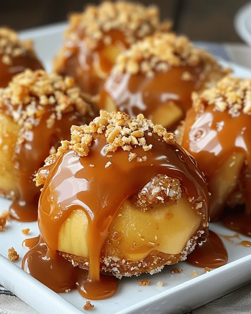 Apple Caramel Bombs