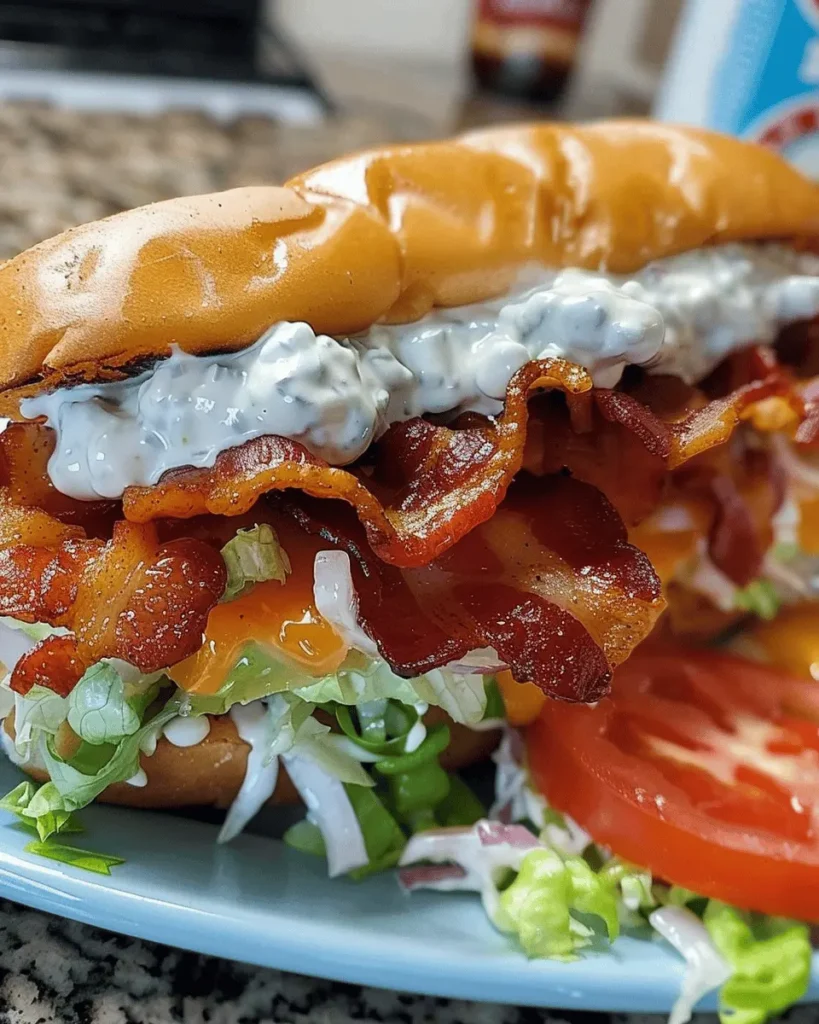 BBQ Bacon Ranch BLT Recipe