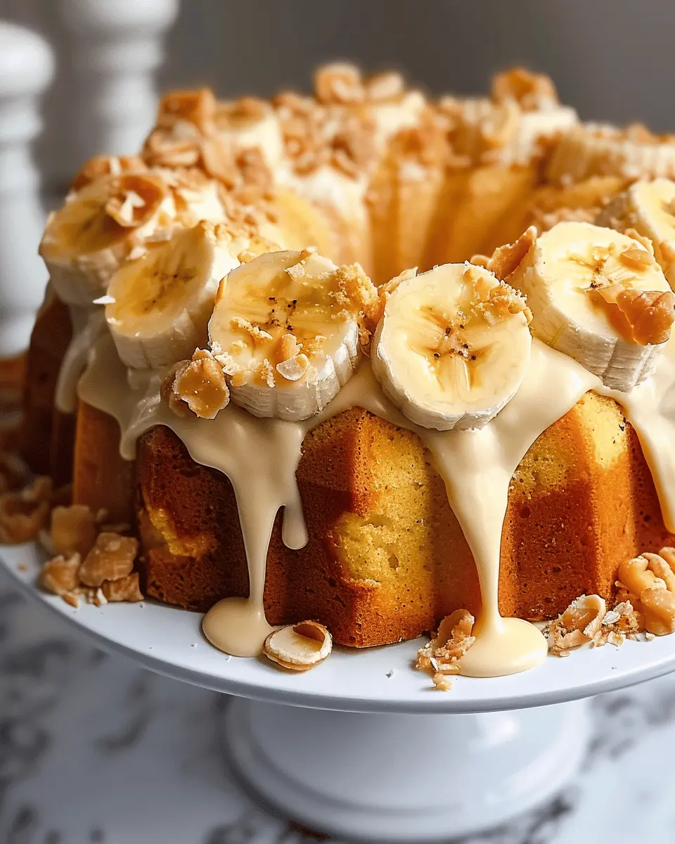 Banana Pudding Pound Cake