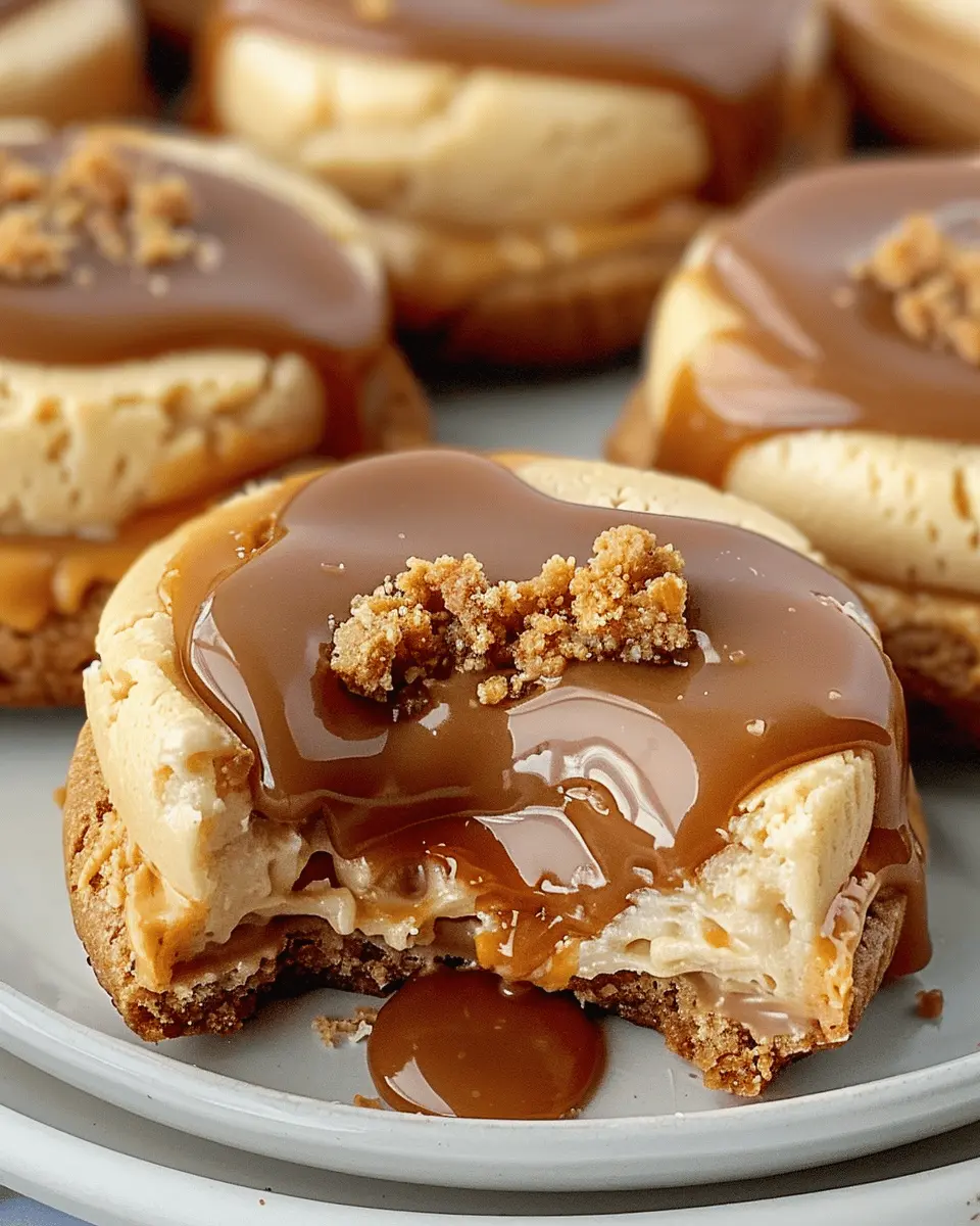 Caramel Cheesecake Cookies
