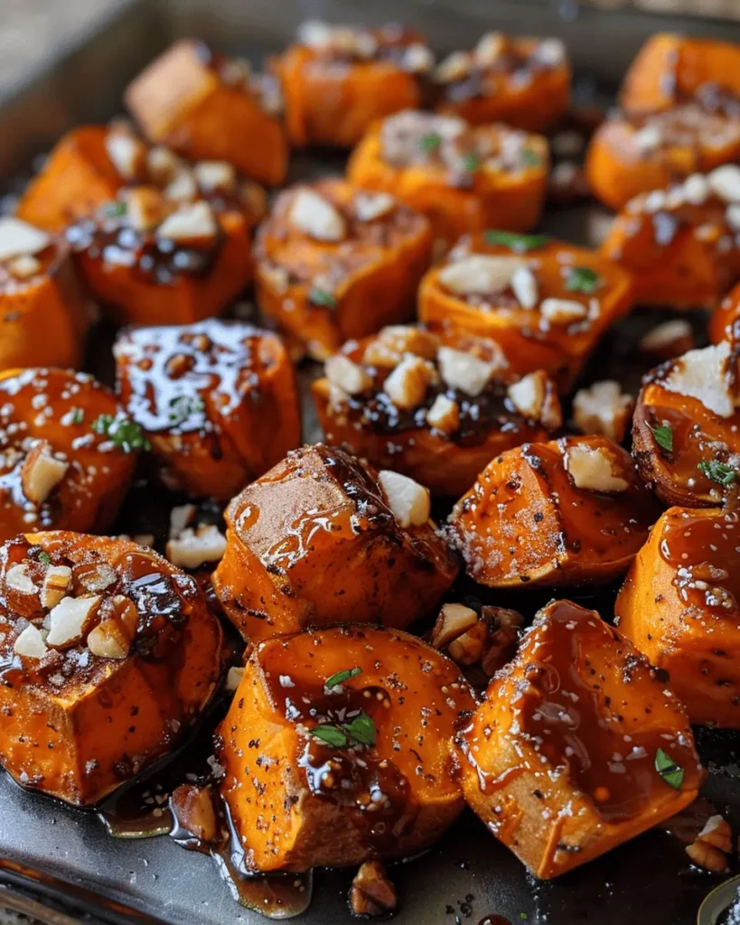 Caramelized Sweet Potato Bites