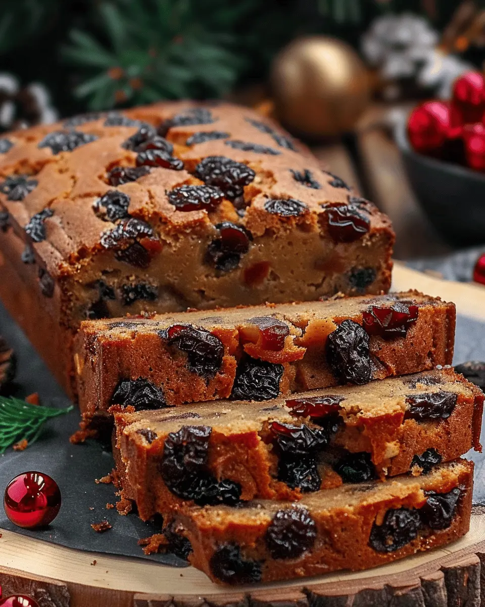 Christmas Fruit Loaf Cake