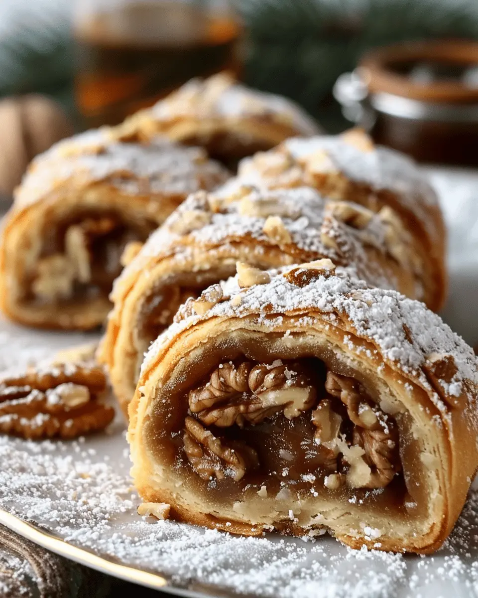 Cozy Italian Nut Roll Cookies Recipe