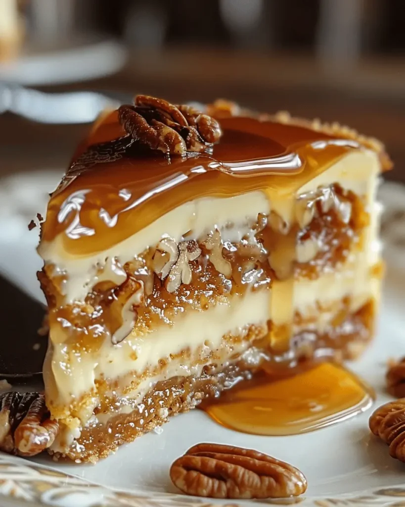 Crème Brûlée Caramel Pecan Cake