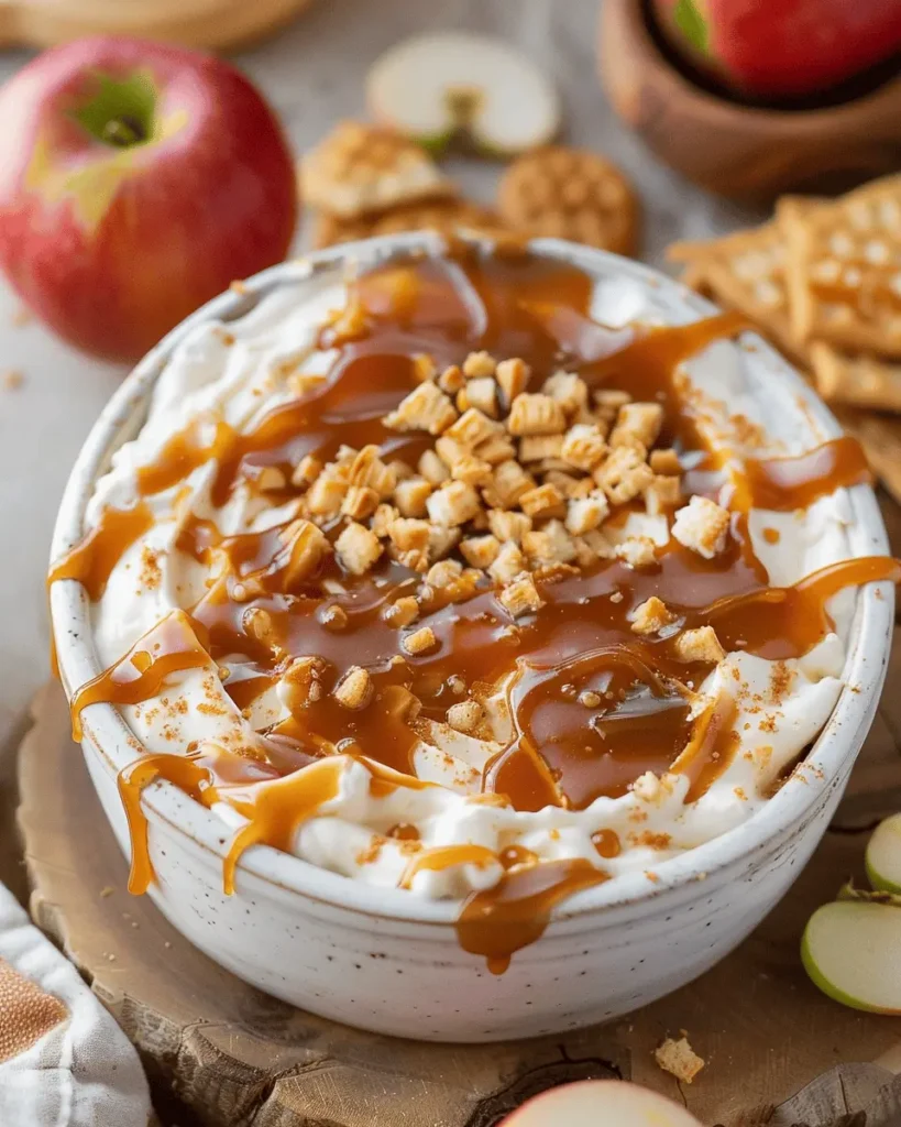 Cream Cheese Caramel Apple Dip
