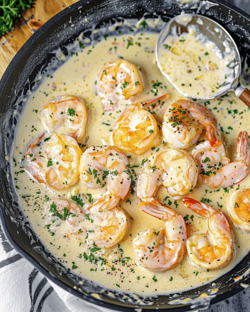 Creamy Garlic Shrimp