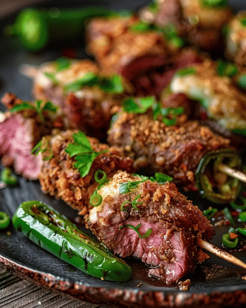 Deer Tenderloin Jalapeño Poppers