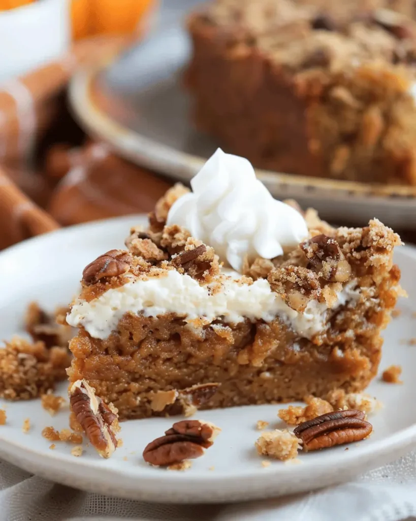 Keto Pumpkin Crunch Cake