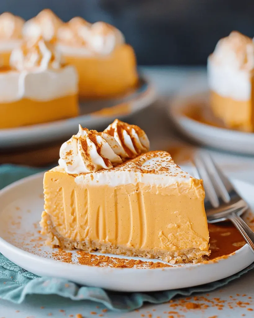 No Bake Pumpkin Cheesecake