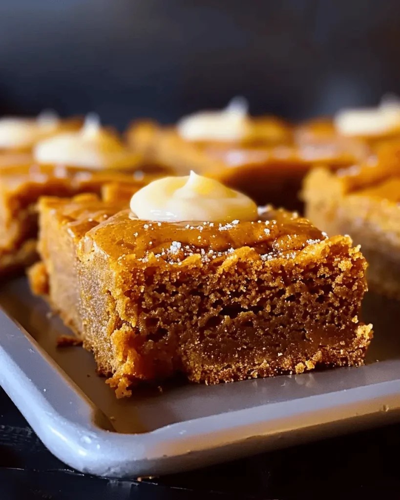 Old-Fashioned Pumpkin Bars