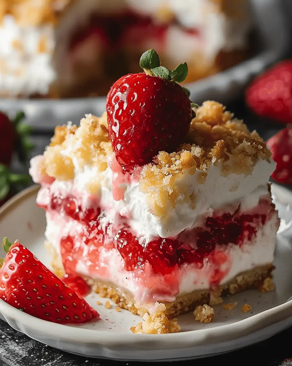 Strawberry Cheesecake Dump Cake