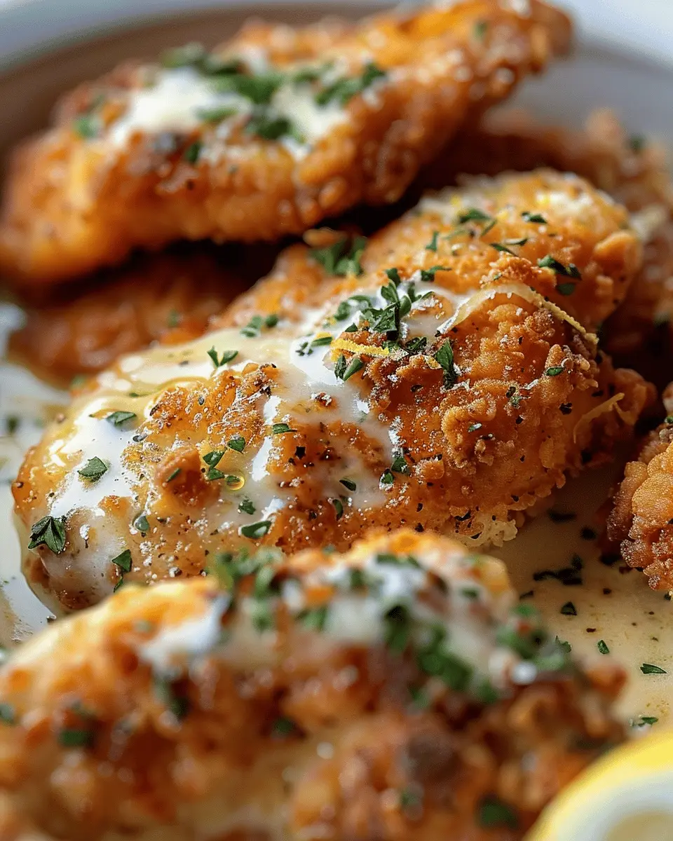 Zesty Lemon Pecorino Crispy Chicken