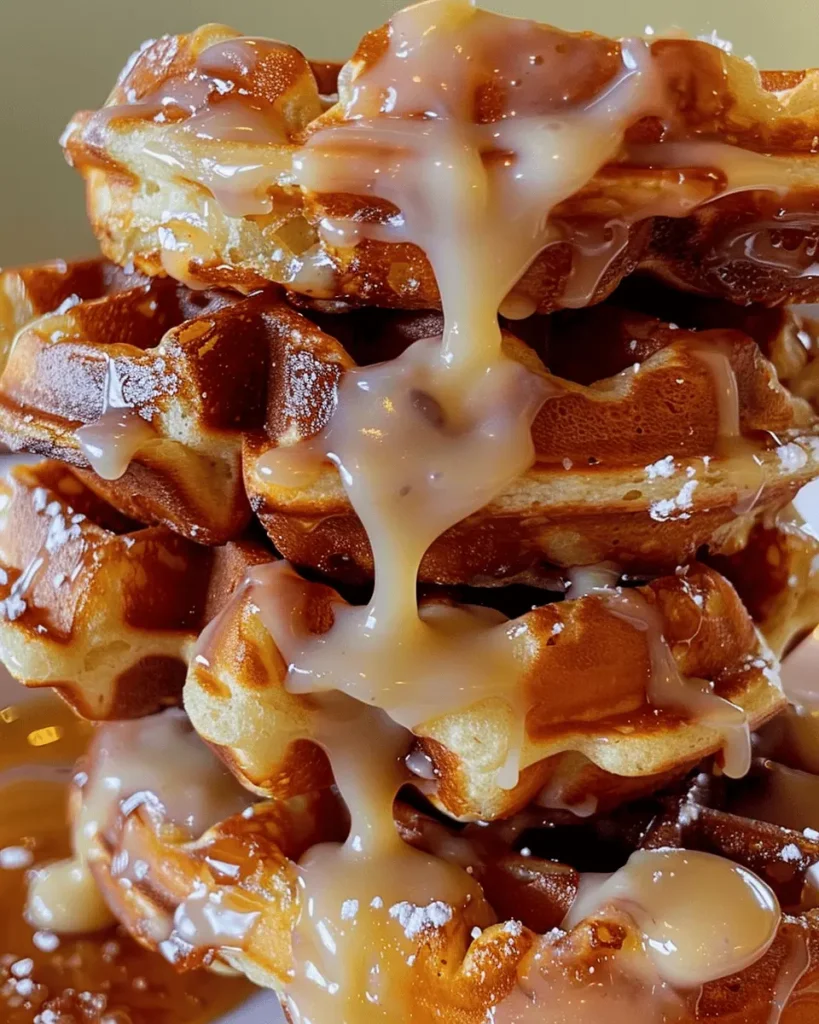Apple Fritter Waffle Donuts