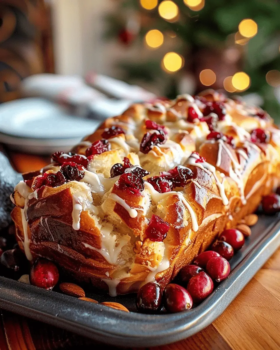 Cranberry-Almond Pull-Apart Bread