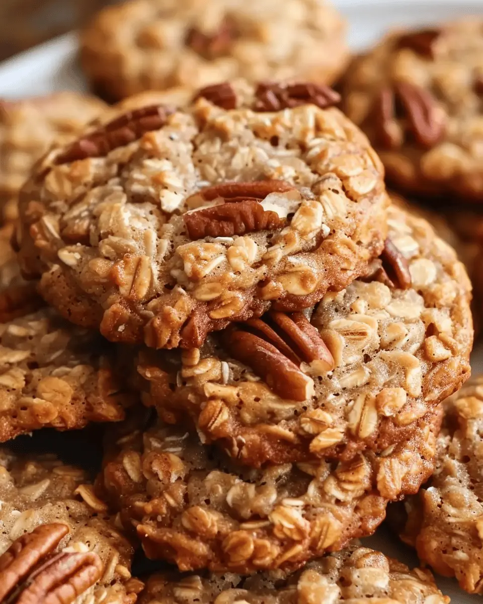 Brown Sugar Pecan Oatmeal Cookies