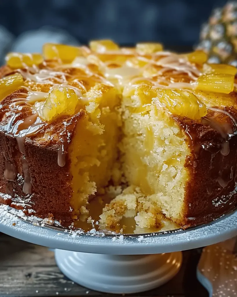 Pineapple Pound Cake