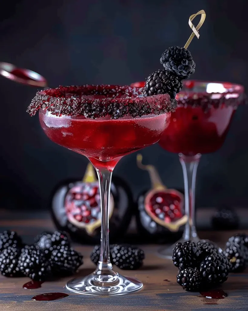 Halloween Red Blood Blackberry Margarita