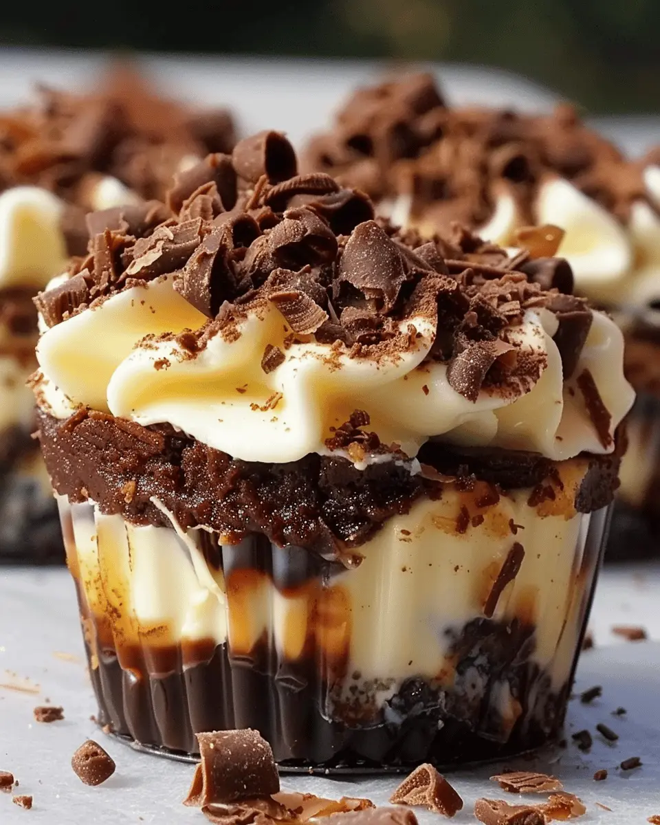 Loaded Brownie Cheesecake Cup