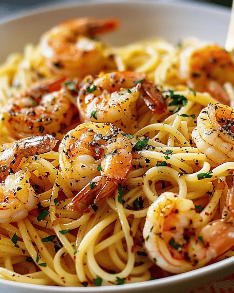 Garlic Shrimp Pasta Butter