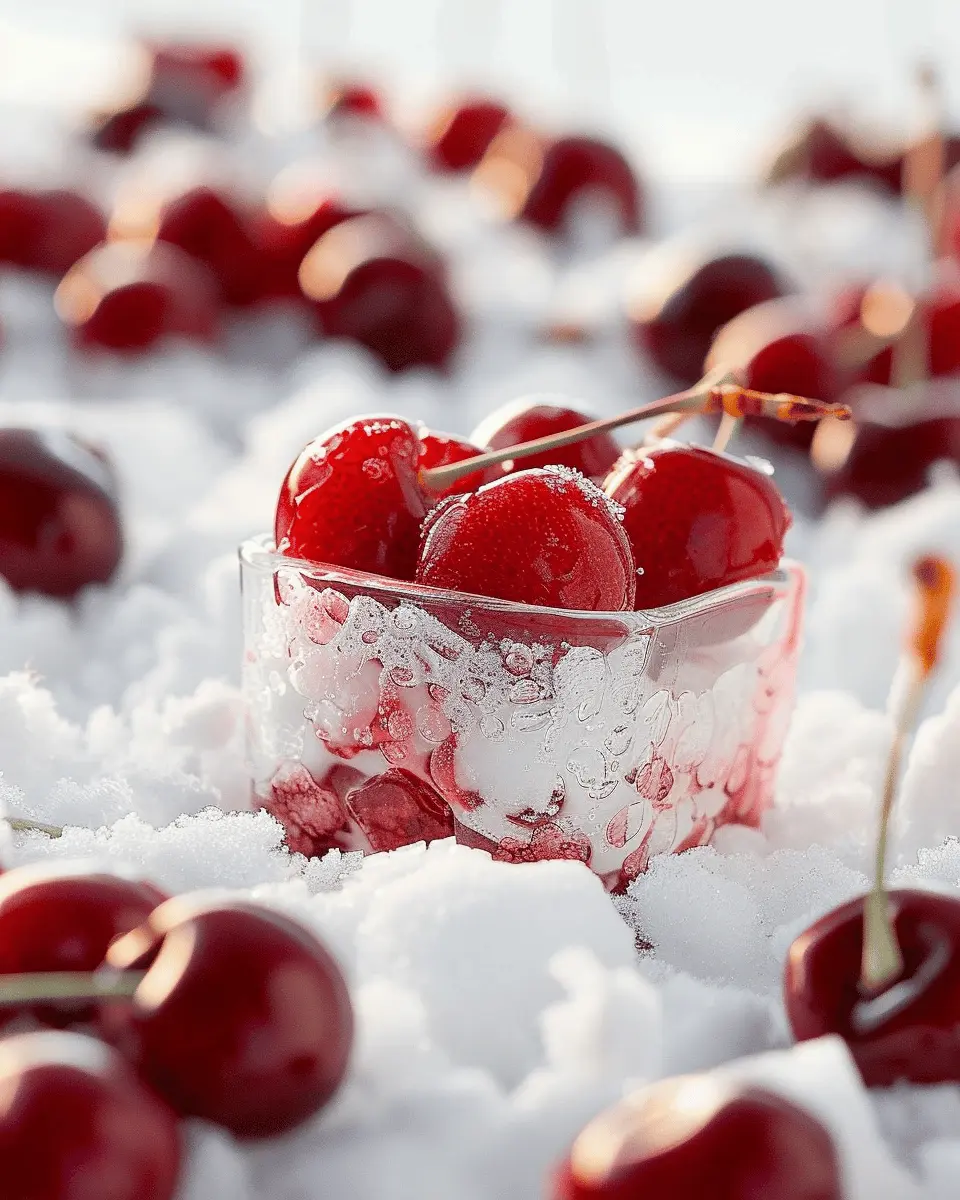 Cherries in the Snow