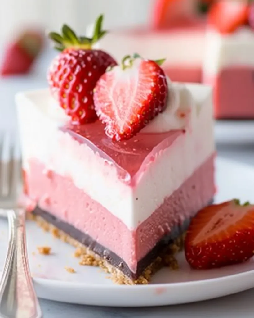 Strawberry Cheese Mousse Cake