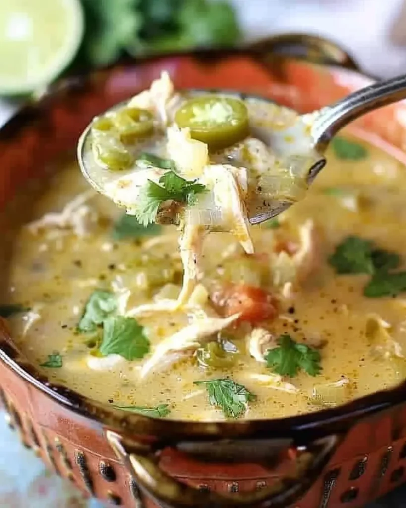 Crock Pot Green Enchilada Chicken Soup