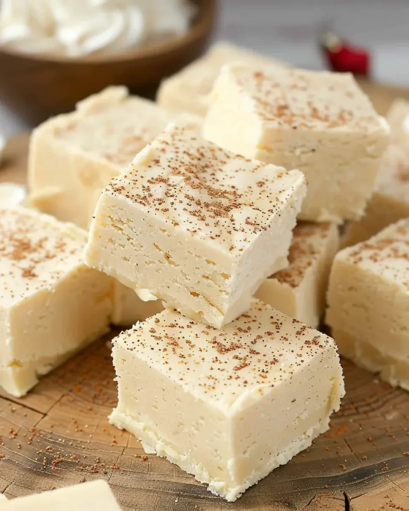 Eggnog Fudge