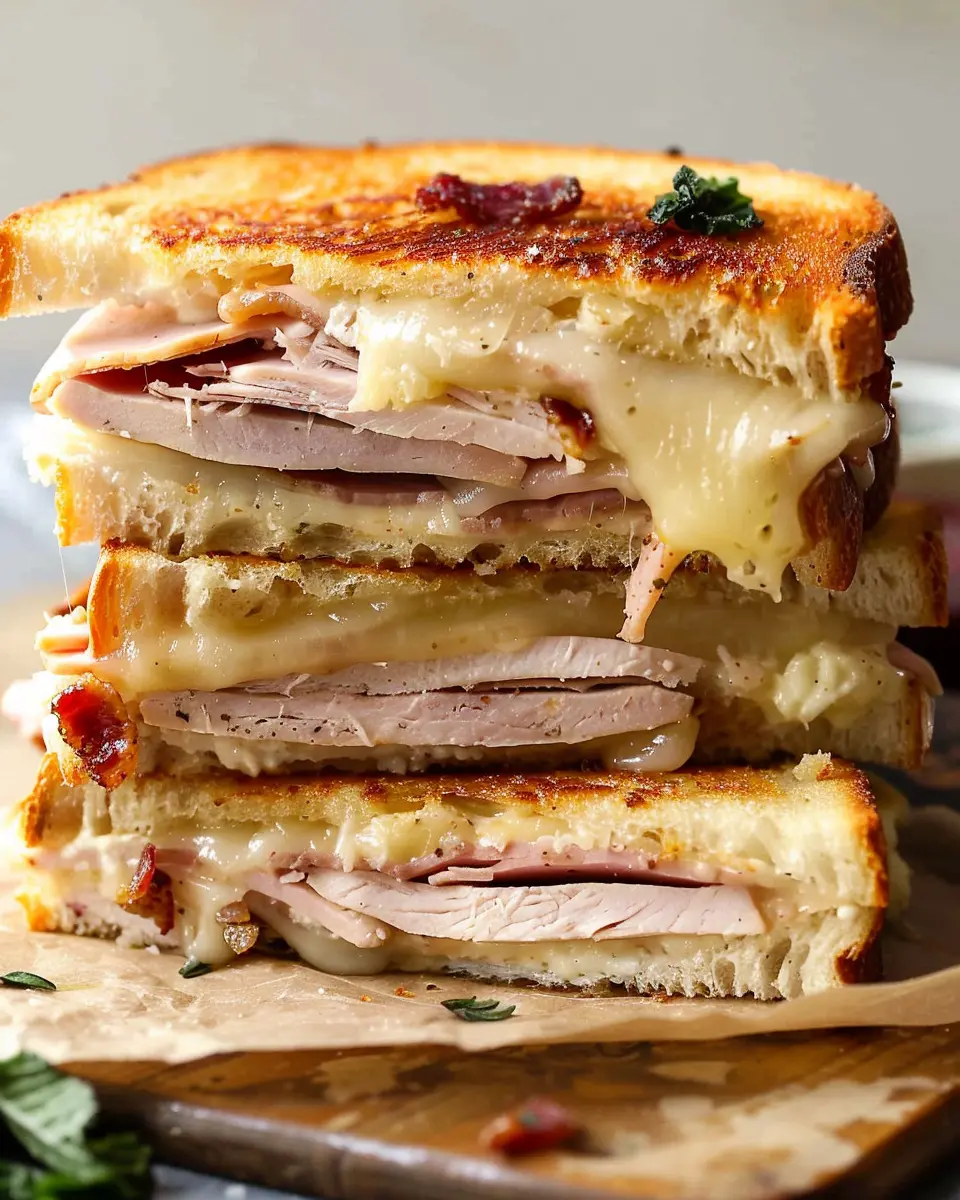 Savory Monte Cristo Sandwich with Turkey