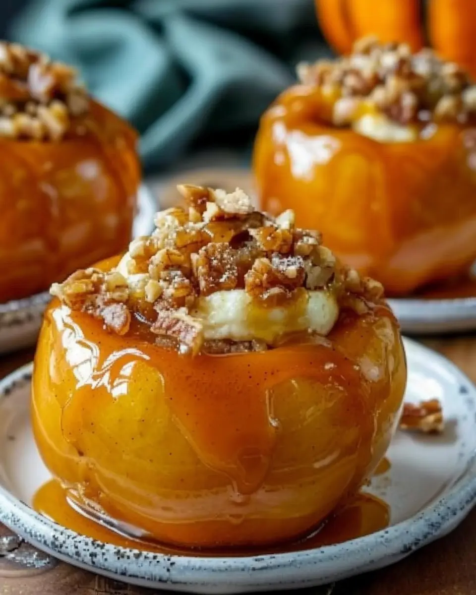 Harvest Pumpkin Pie Stuffed Apples