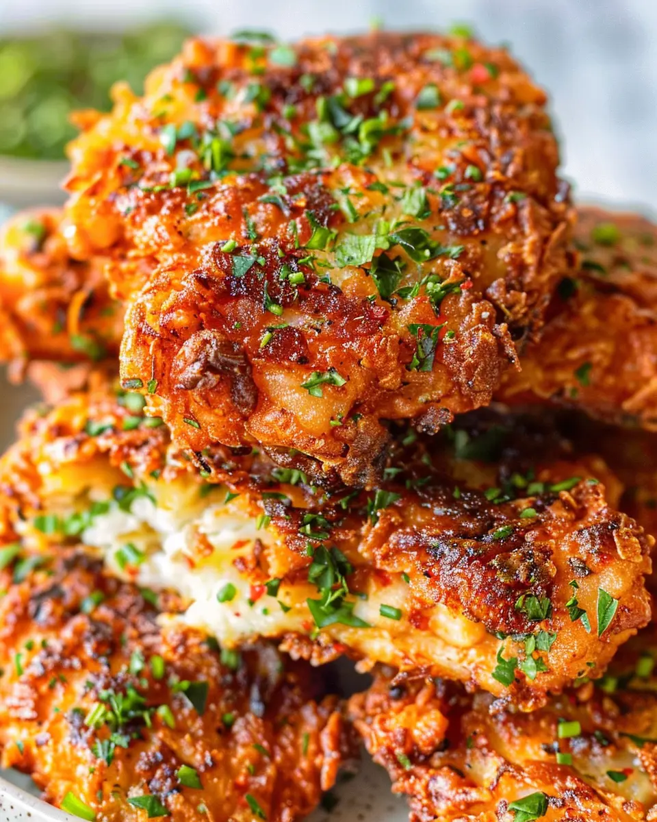 Crispy Chicken Fritters