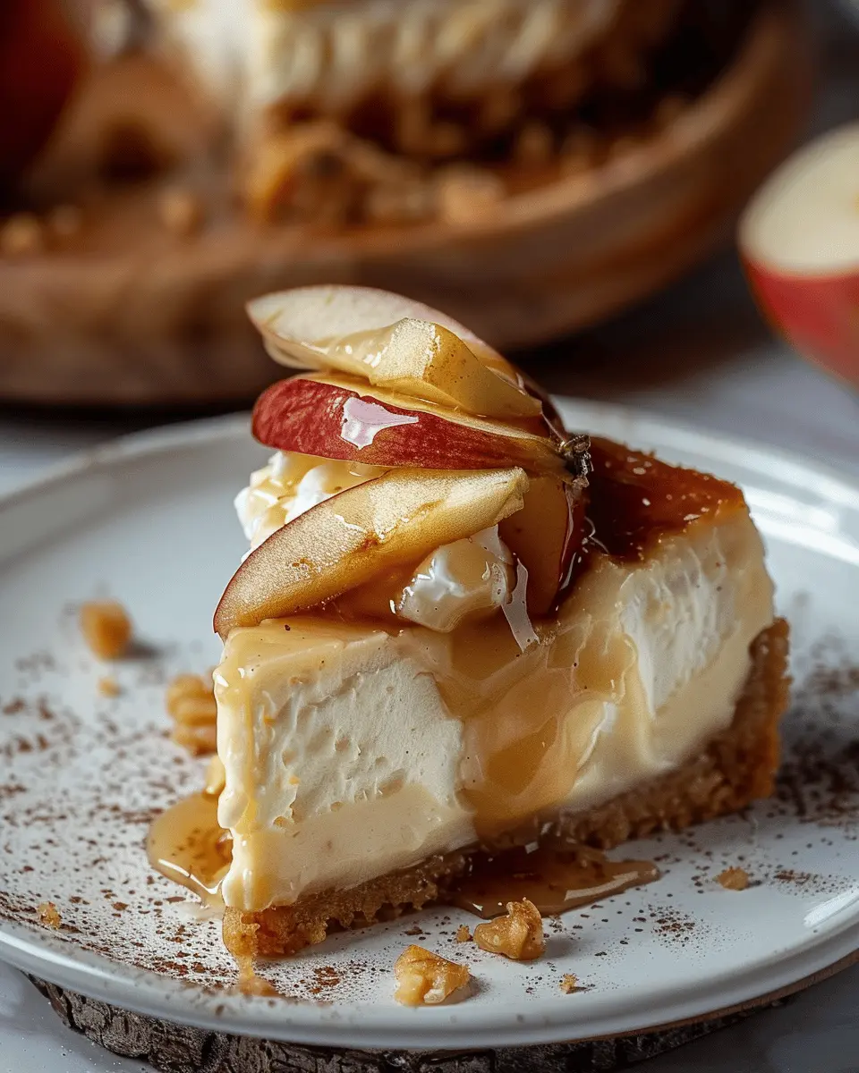 Apple Cheesecake