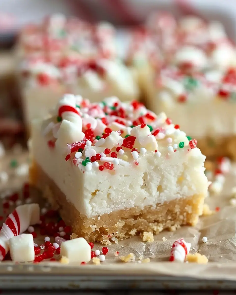 Santa’s No‑Bake Sugar Cookie Bars