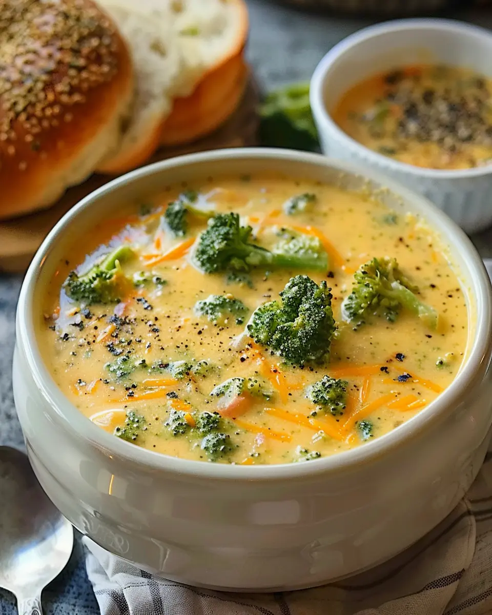 Crockpot Broccoli Cheddar Soup