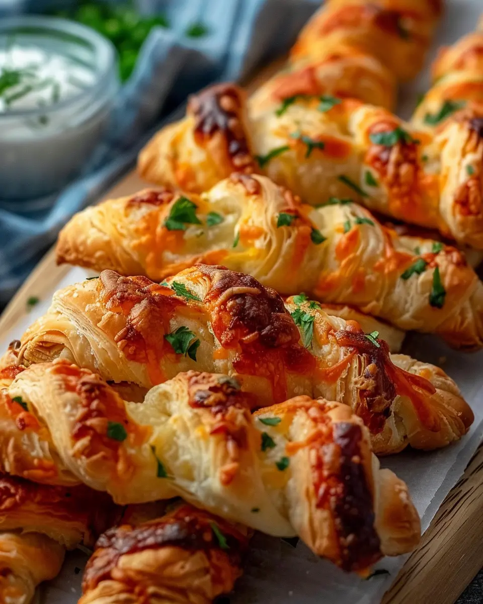 Puff Pastry Jalapeño Cheddar Twists