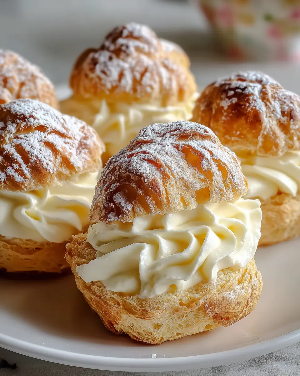 Easy Homemade Cream Puffs
