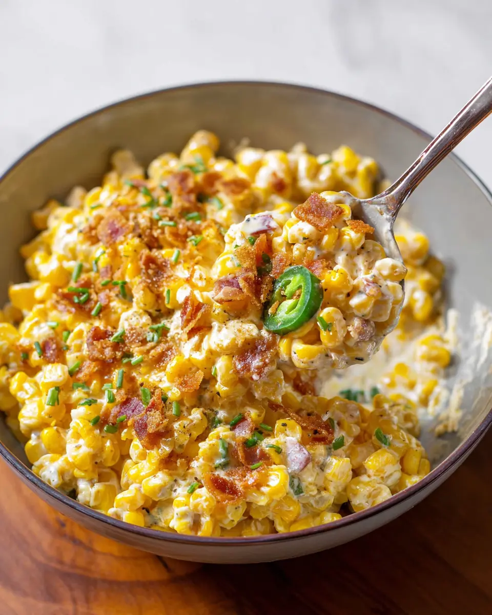 Jalapeño Popper Creamed Corn
