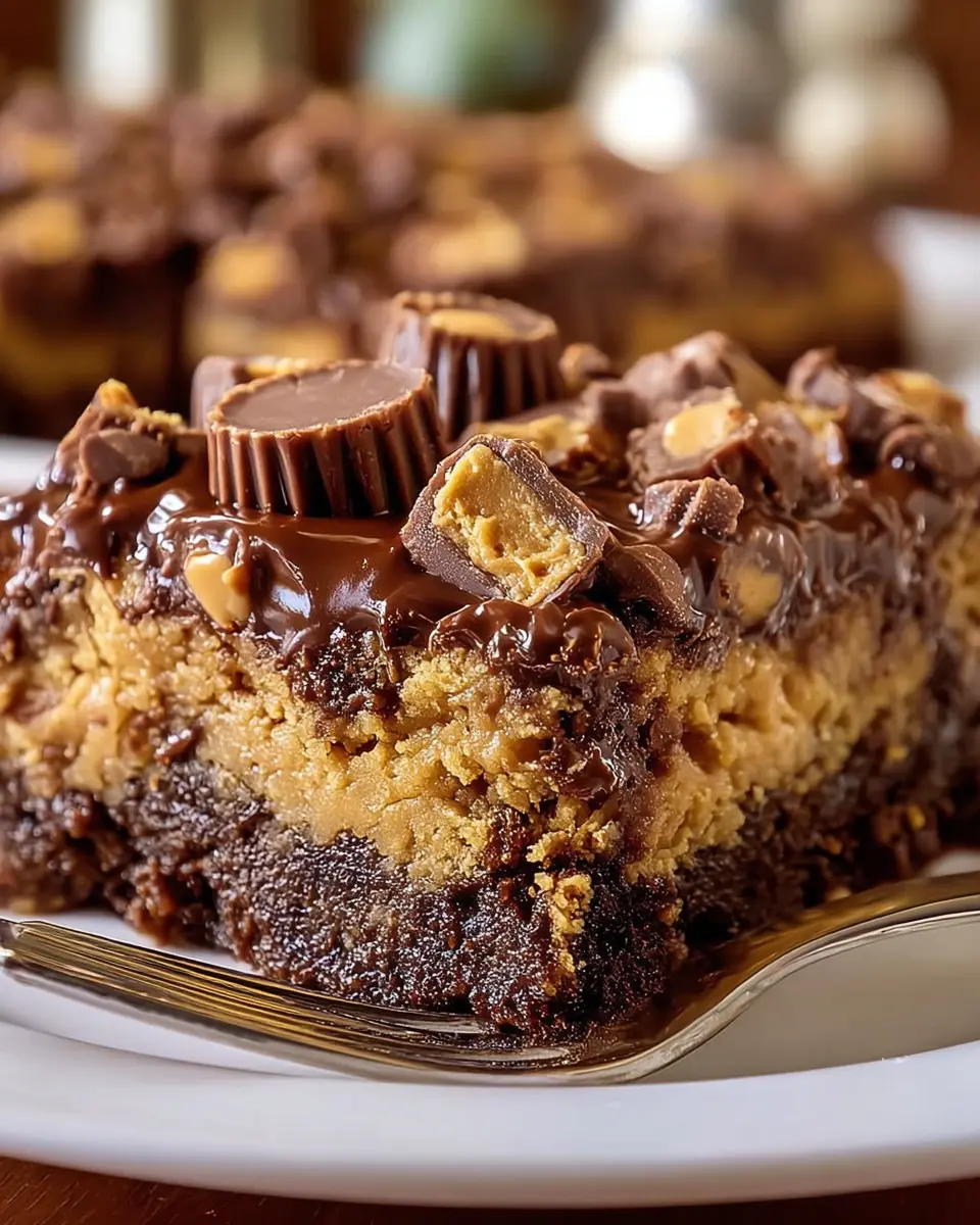 Peanut Butter Cup Dump Cake