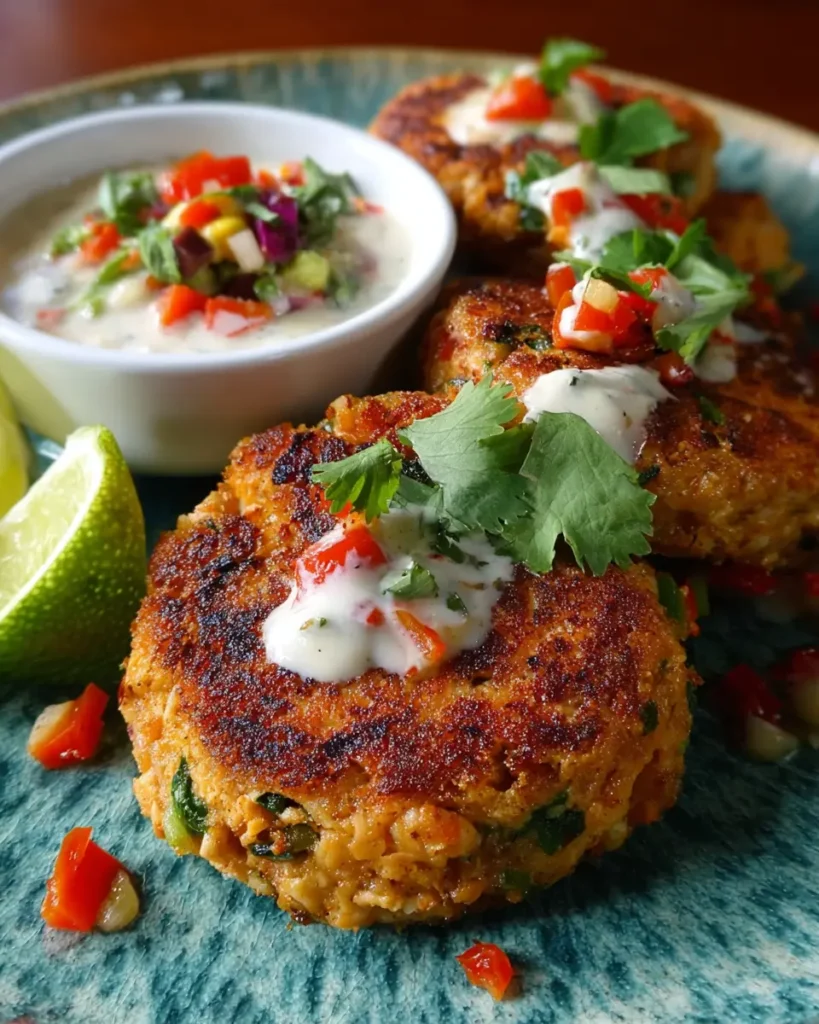Mexican Salmon Patties