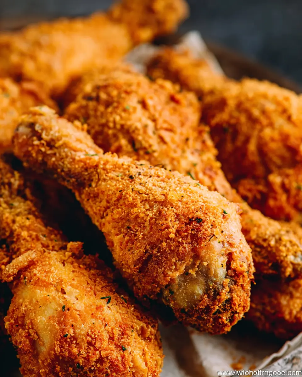 Crispy Golden Chicken Drumsticks