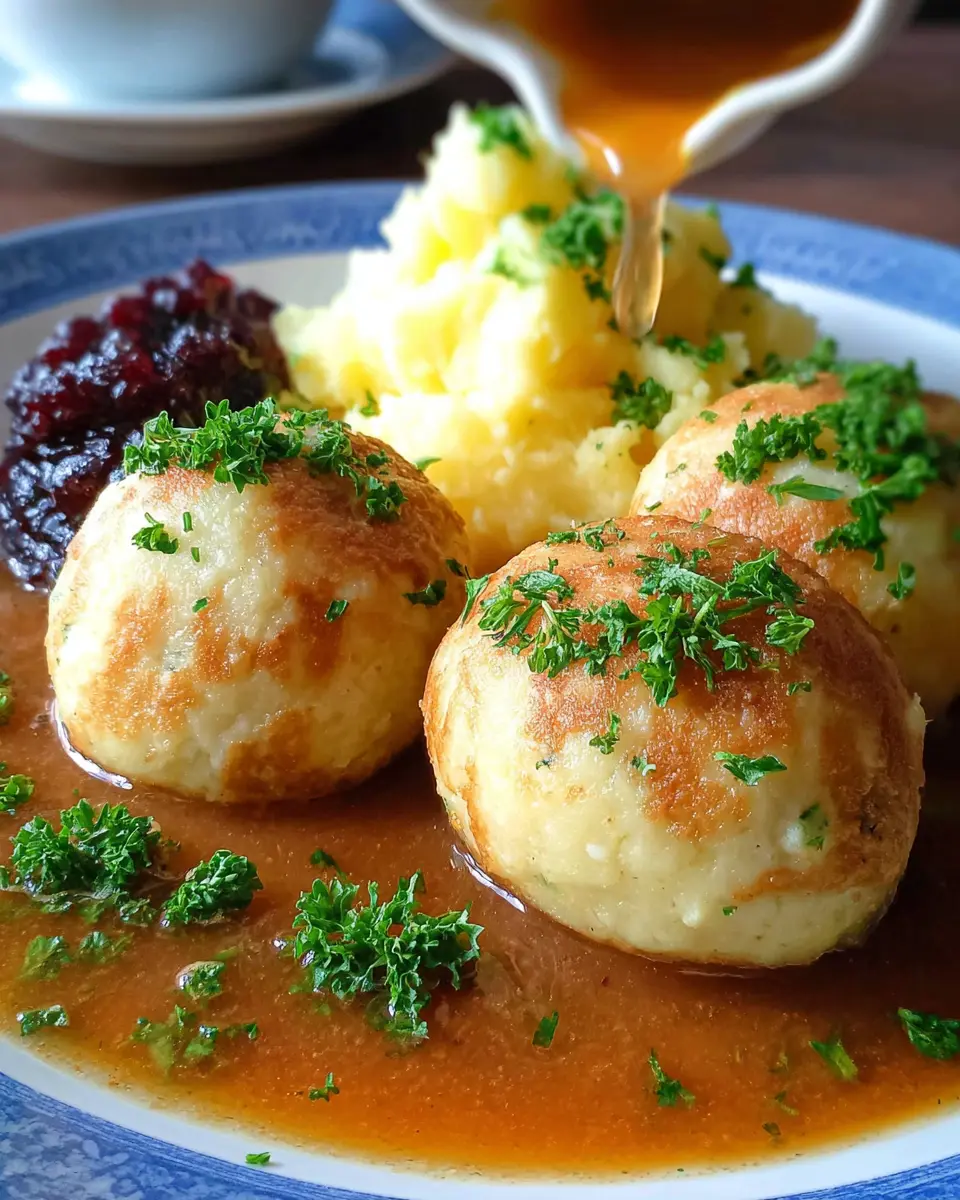 Traditional German Potato Dumplings