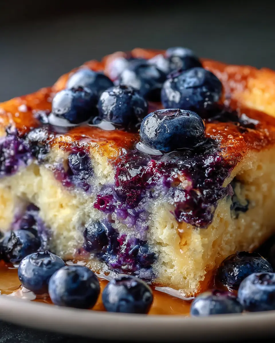 Baked Blueberry Pancake