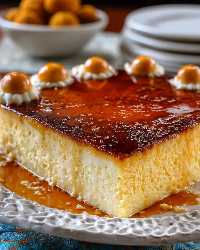 Torta Flan Cremosa