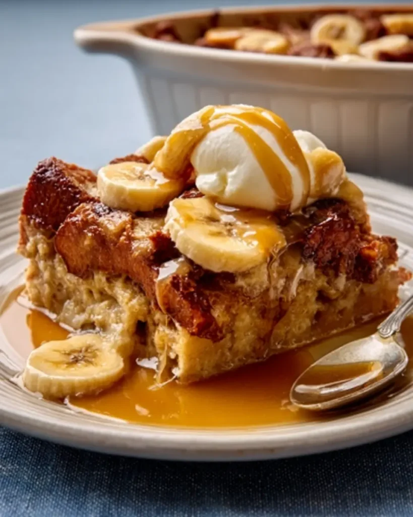 BANANAS FOSTER BREAD PUDDING