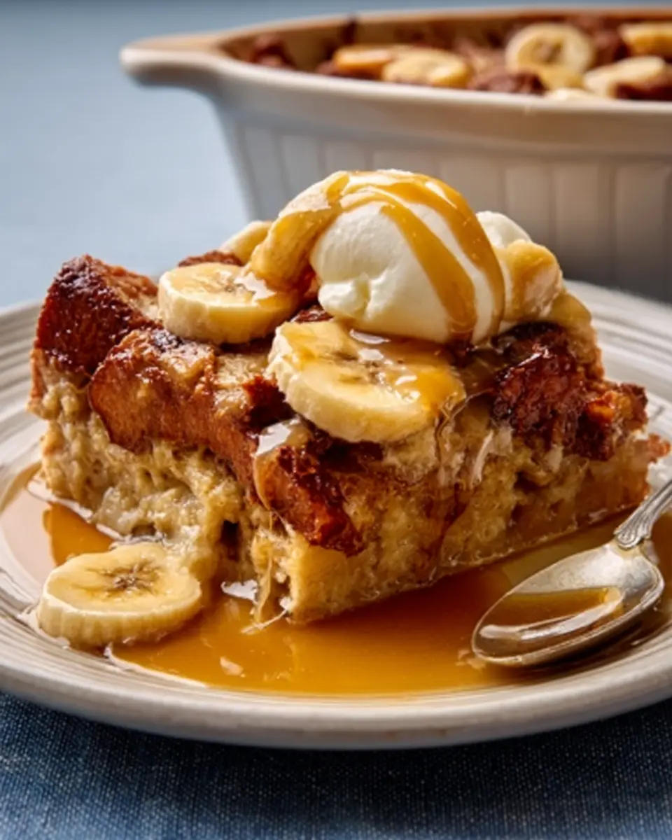 BANANAS FOSTER BREAD PUDDING